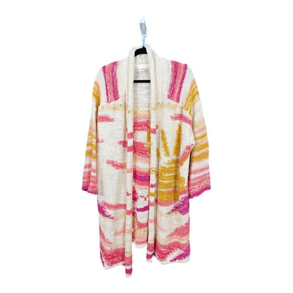 Anthropologie Daily Practice Painted Knit Cardigan – M/L - Picture 1 of 10